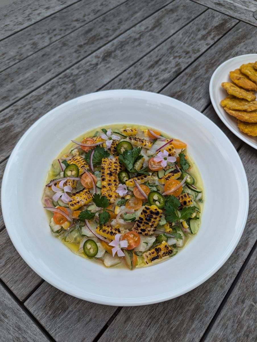 Plated dish
